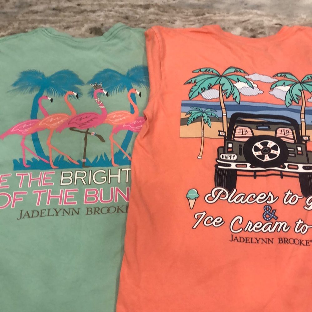2 wonderful condition Jadelynn Brooke tees!